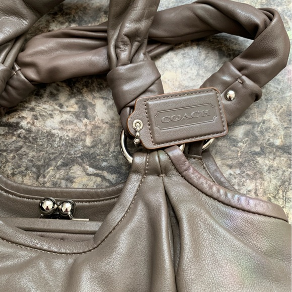 Coach Taupe Handbag & Wallet - Picture 10 of 10